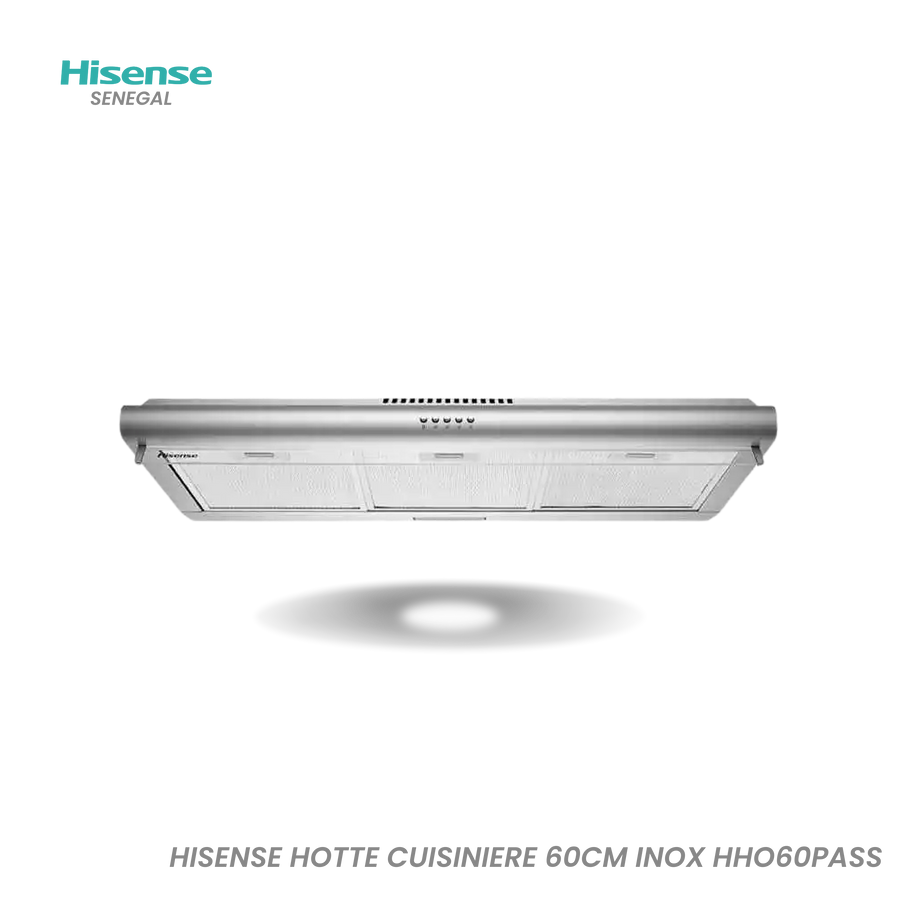 Hisense Hotte Cuisiniere 60CM Inox HHO60PASS