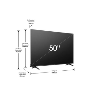 HISENSE LED 50A6N UHD 4K SMART VIDAA Hometech SA