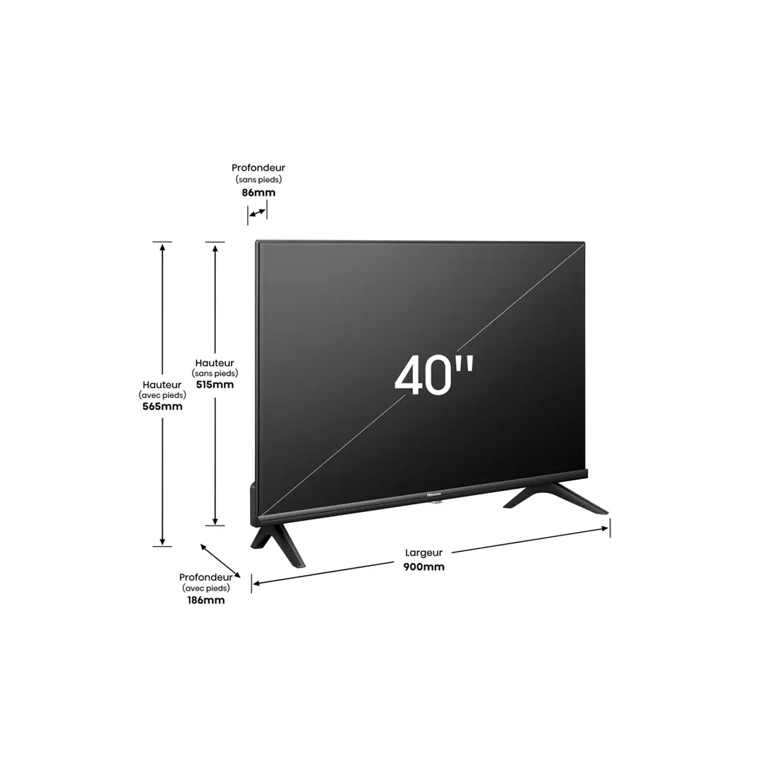 HISENSE TV 40A4K SMART VIDAA Hometech SA
