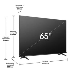 HISENSE TV 65A6K UHD 4K SMART VIDAA Hometech SA
