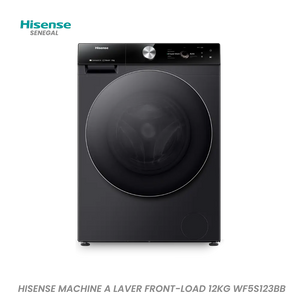 HISENSE MACHINE A LAVER FRONT-LOAD 12KG WF5S123BB INVERTER Hometech SA