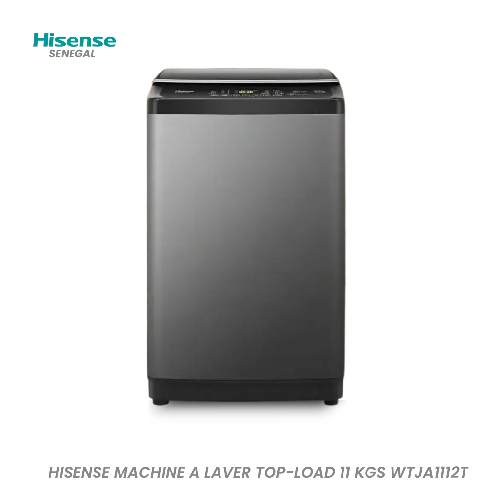 HISENSE MACHINE A LAVER TOP-LOAD 11KGS WTJA1112T Hometech SA