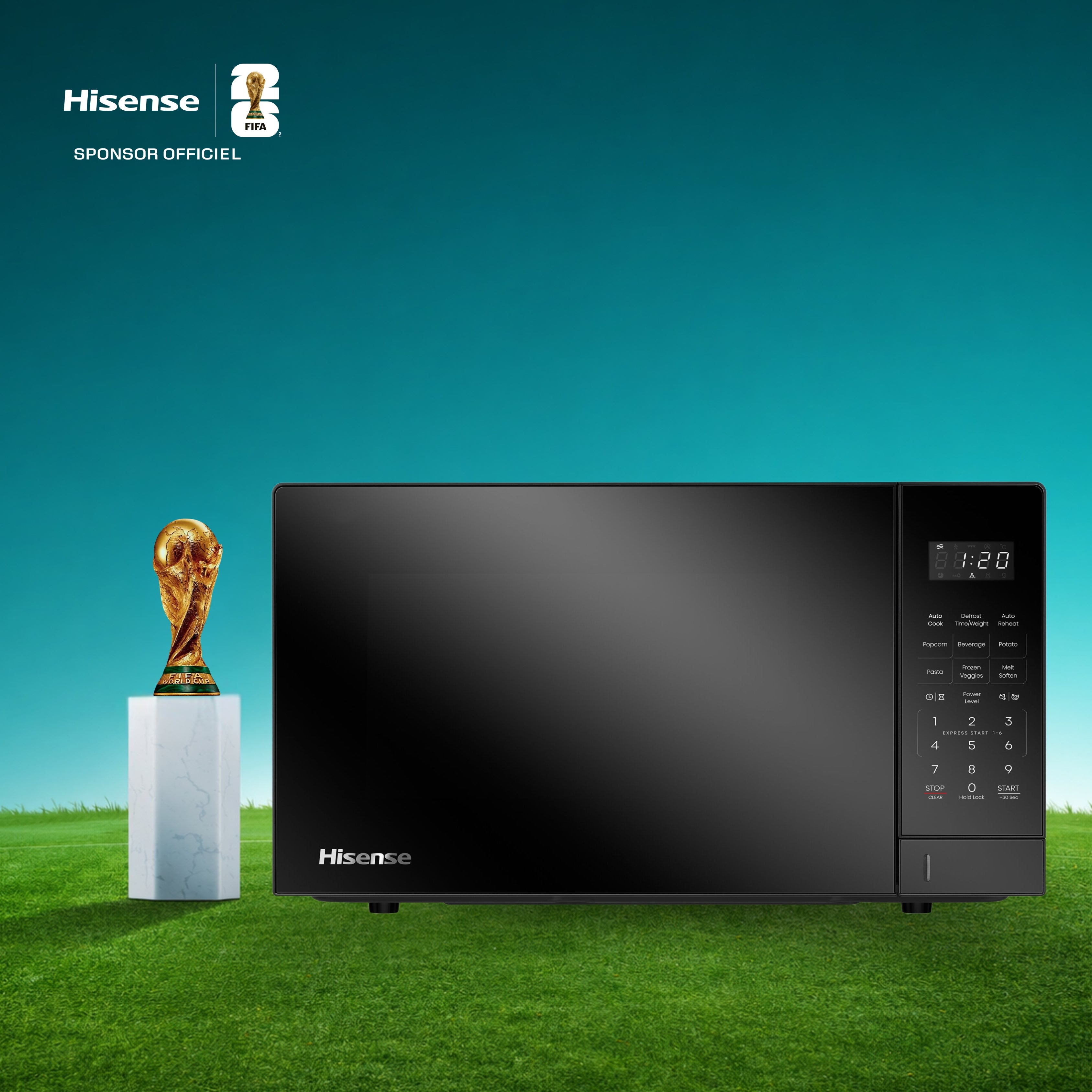 Hisense Micro-ondes 34L - H34MOBS17