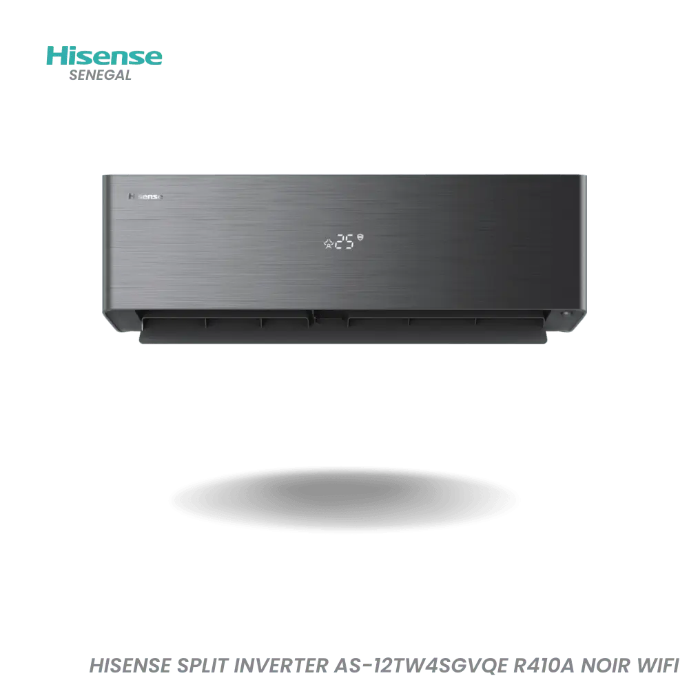 HISENSE SPLIT INVERTER AS-12TW4SGVQE R410A NOIR WIFI Hometech SA
