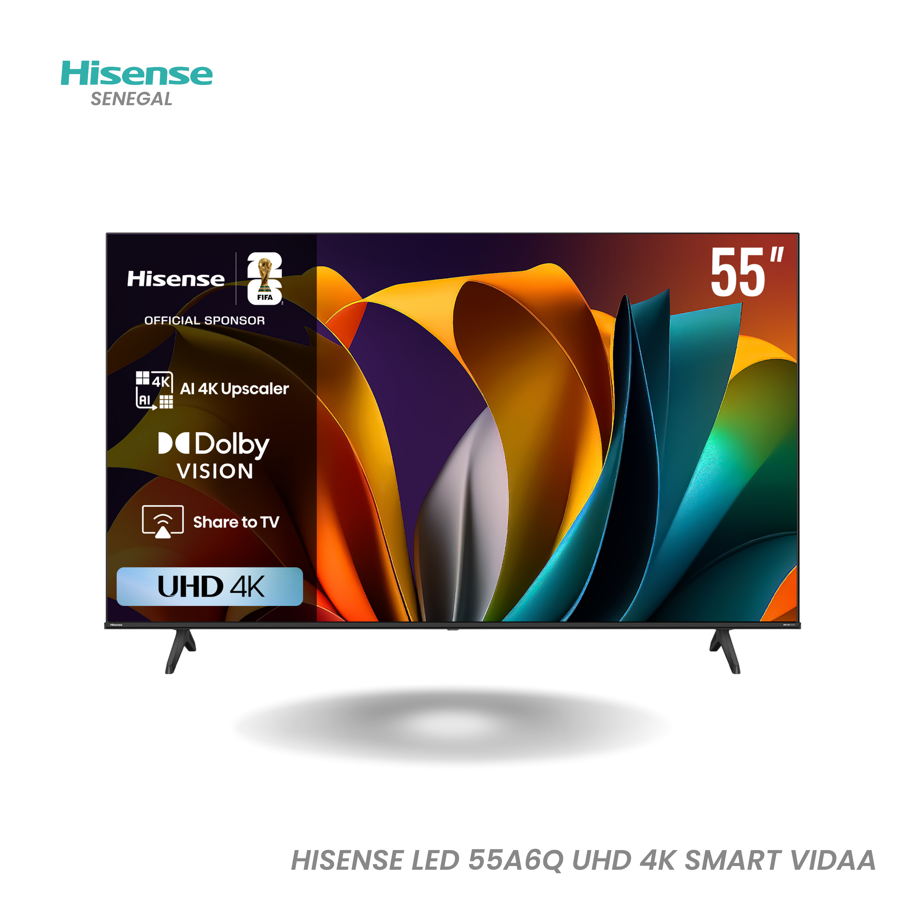 HISENSE TV 55A6N UHD 4K SMART VIDEO