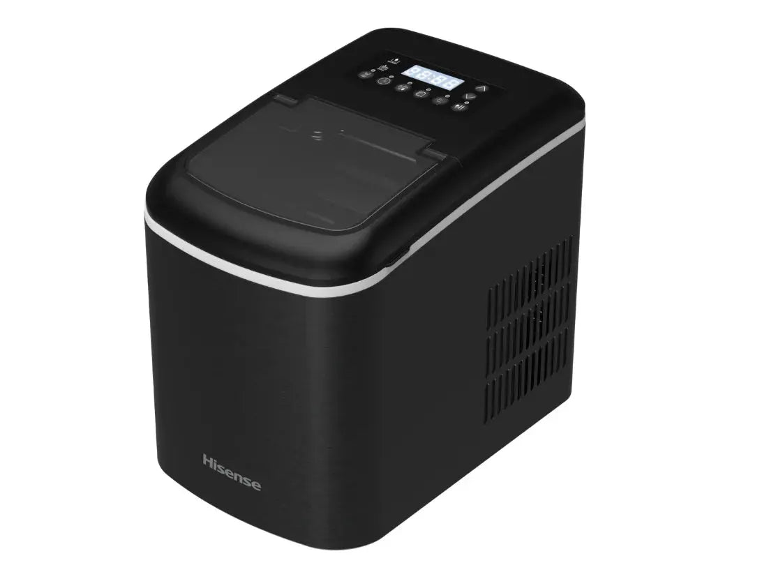 HISENSE MACHINE A GLACE 15KG NOIR-INOX Hometech SA