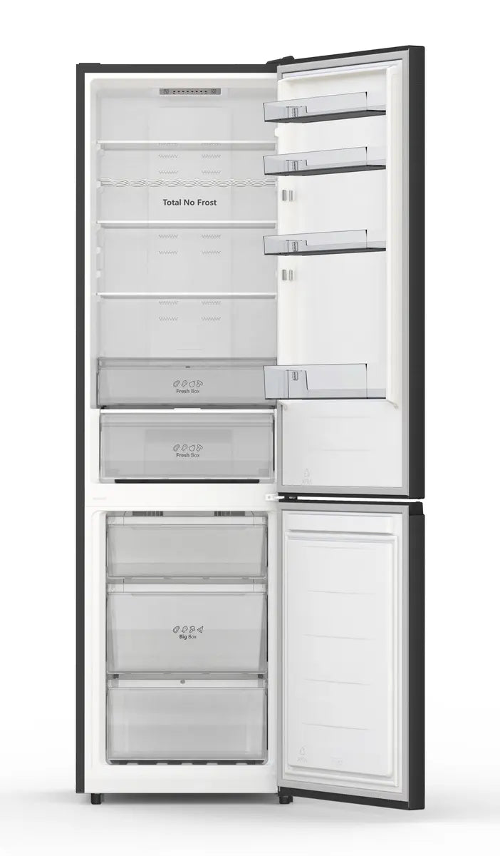 HISENSE REF COMB RB5K330GSFE 370L NOFROST INVERTER KITCHEN-FIT NOIR