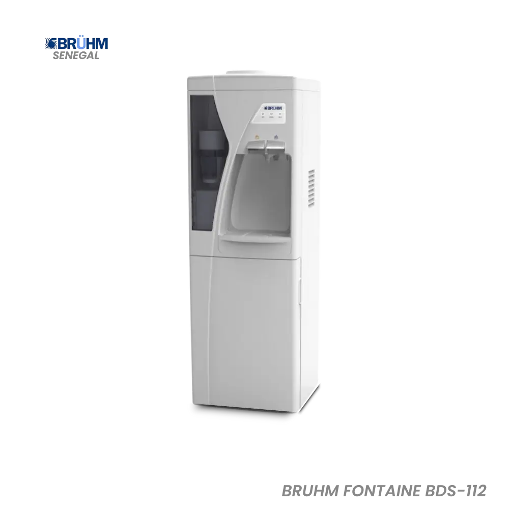 BRUHM FONTAINE 2-TAPS BLANC AVEC FRIGO BDS-112 Hometech SA