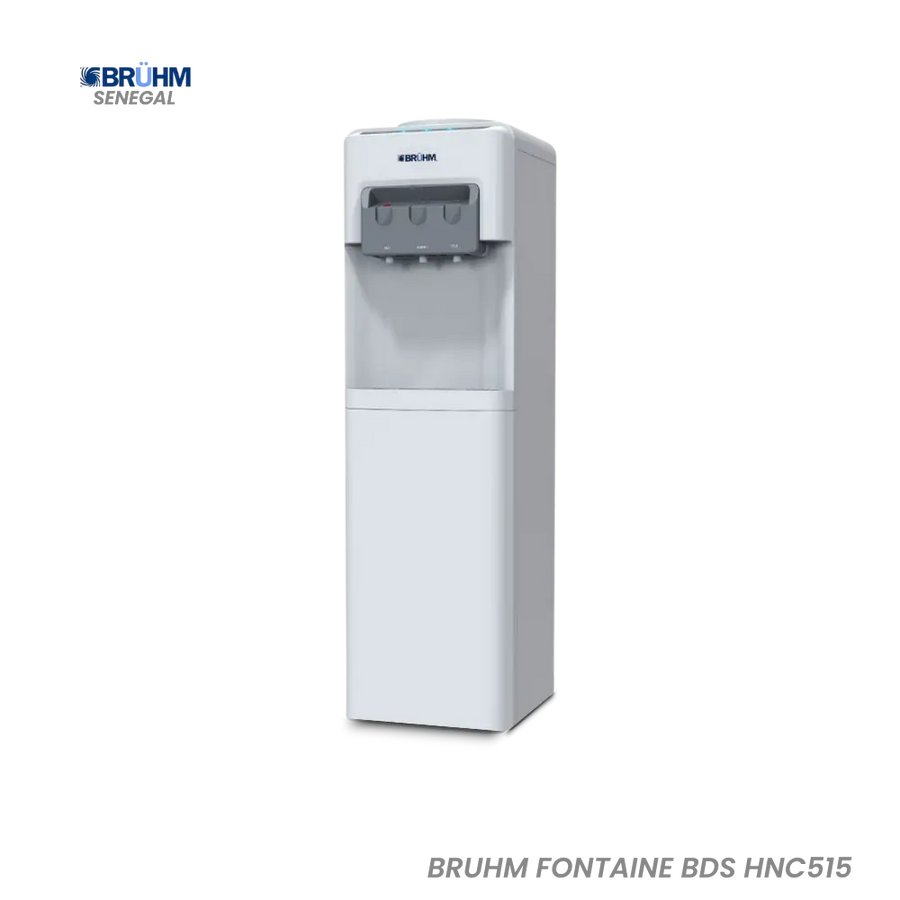 BRUHM FONTAINE 3-TAPS BLANC AVEC FRIGO BDS-HNC515 Hometech SA