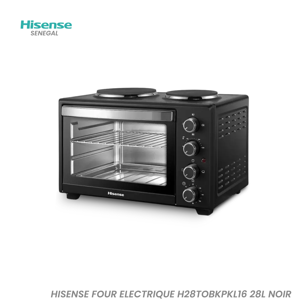 HISENSE FOUR ELECTRIQUE H28TOBKPKL16 28L NOIR Hometech SA