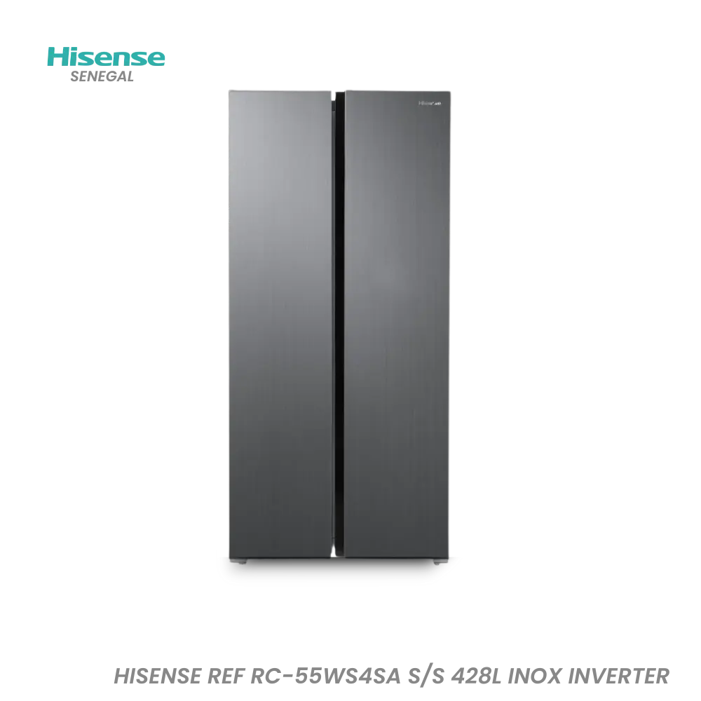 HISENSE REF-RC-55WS4SA S/S 428L INOX INVERTER Hometech SA