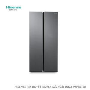 HISENSE REF-RC-55WS4SA S/S 428L INOX INVERTER Hometech SA