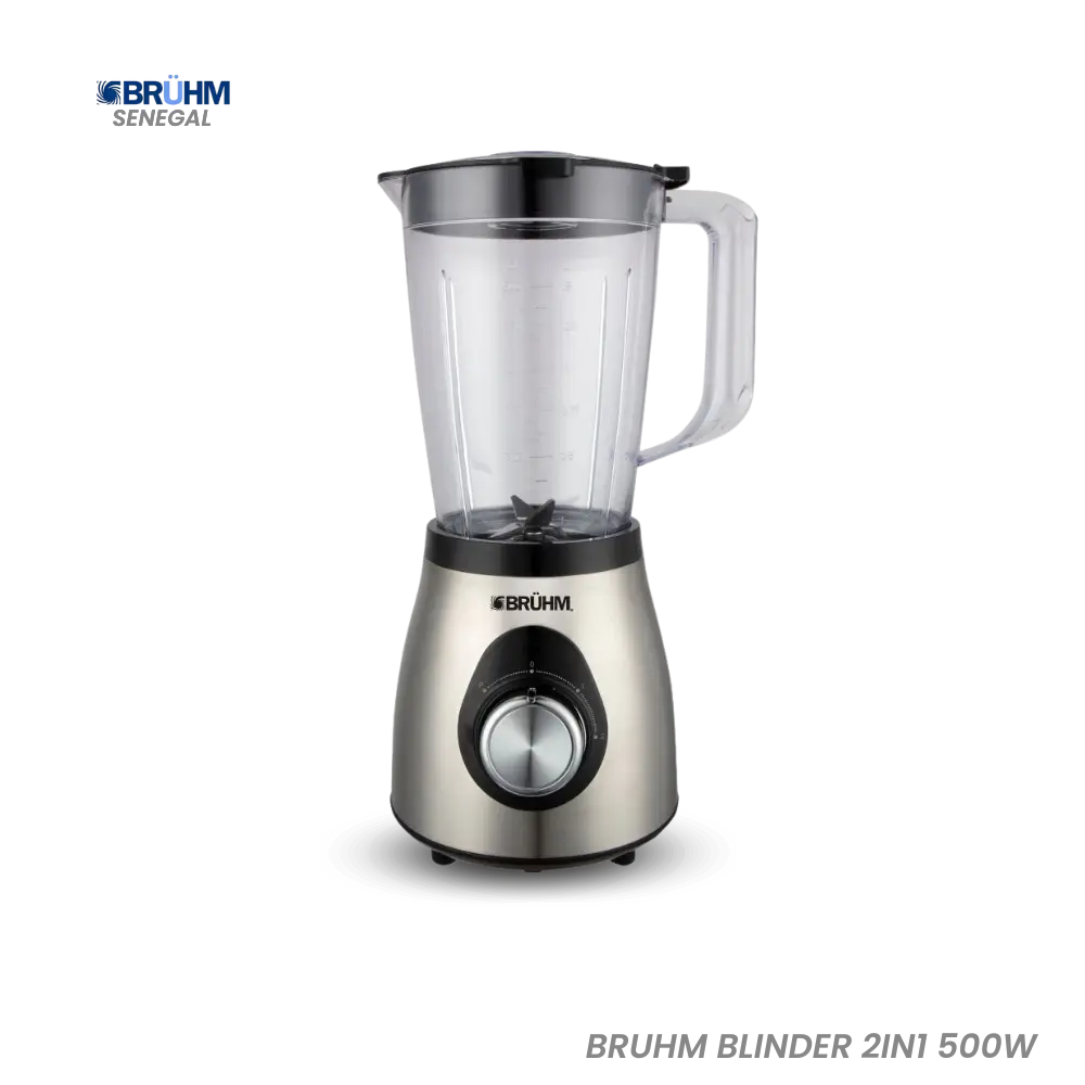 BRUHM BLENDER 2IN1 1.5L 500W BBP-15500PSM Hometech SA