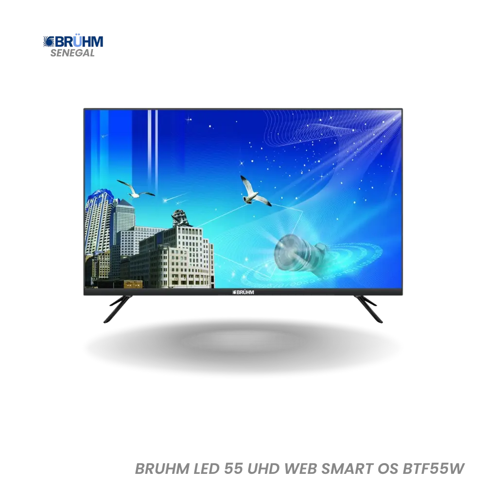 BRUHM LED 55 UHD WEB SMART OS BTF-55W Hometech SA