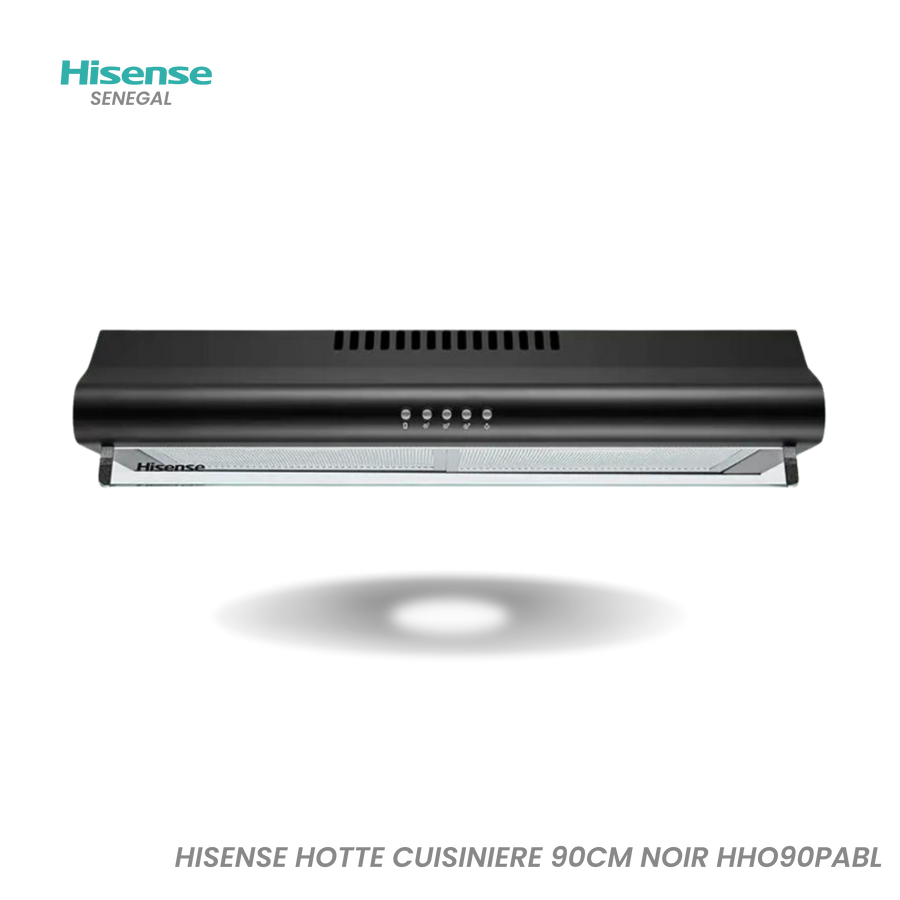 Hisense Hotte Cuisiniere 90CM Noir HHO90PABL