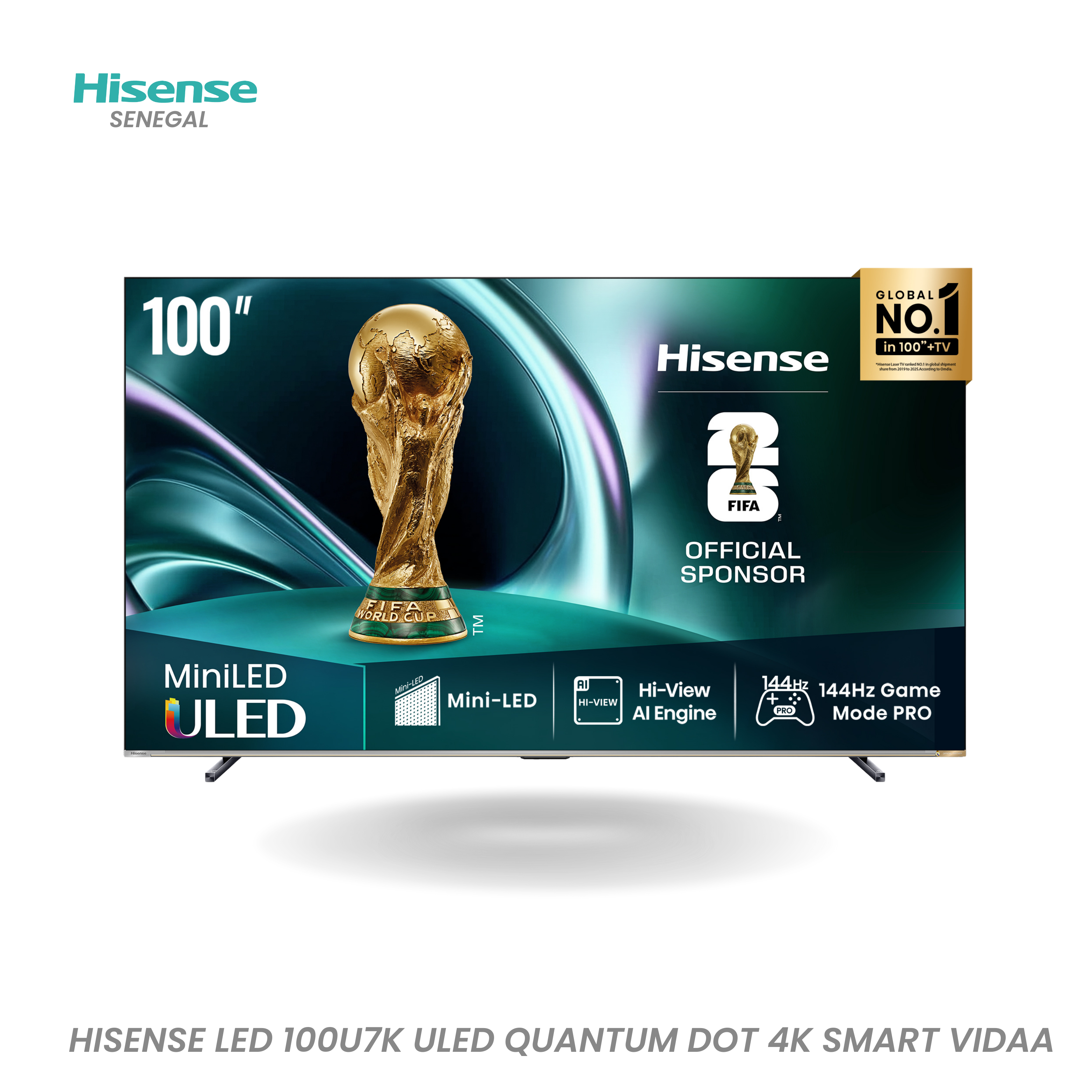 Hisense TV 100" Mini-LED ULED 4K - 100U7K