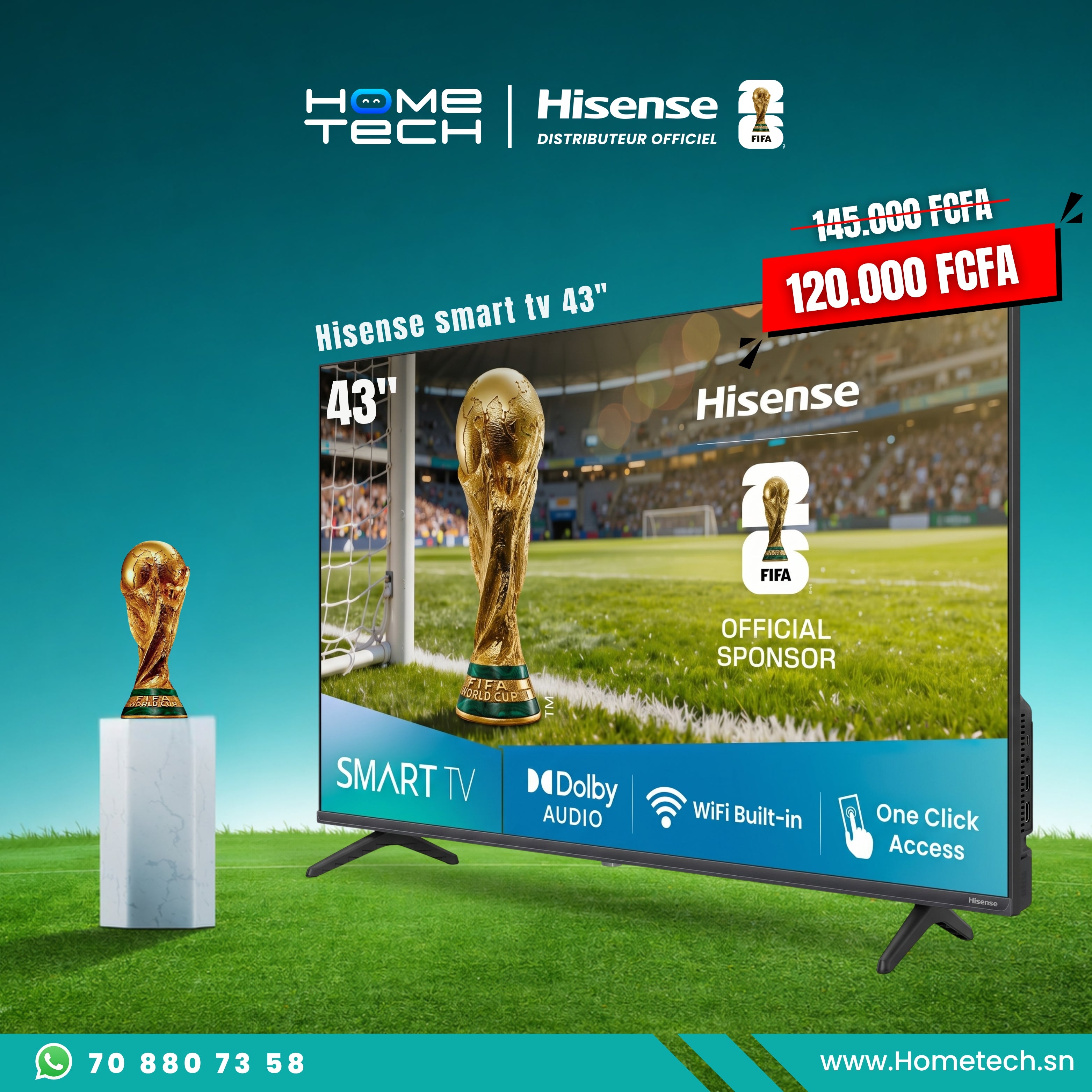 Hisense TV 43A4Q