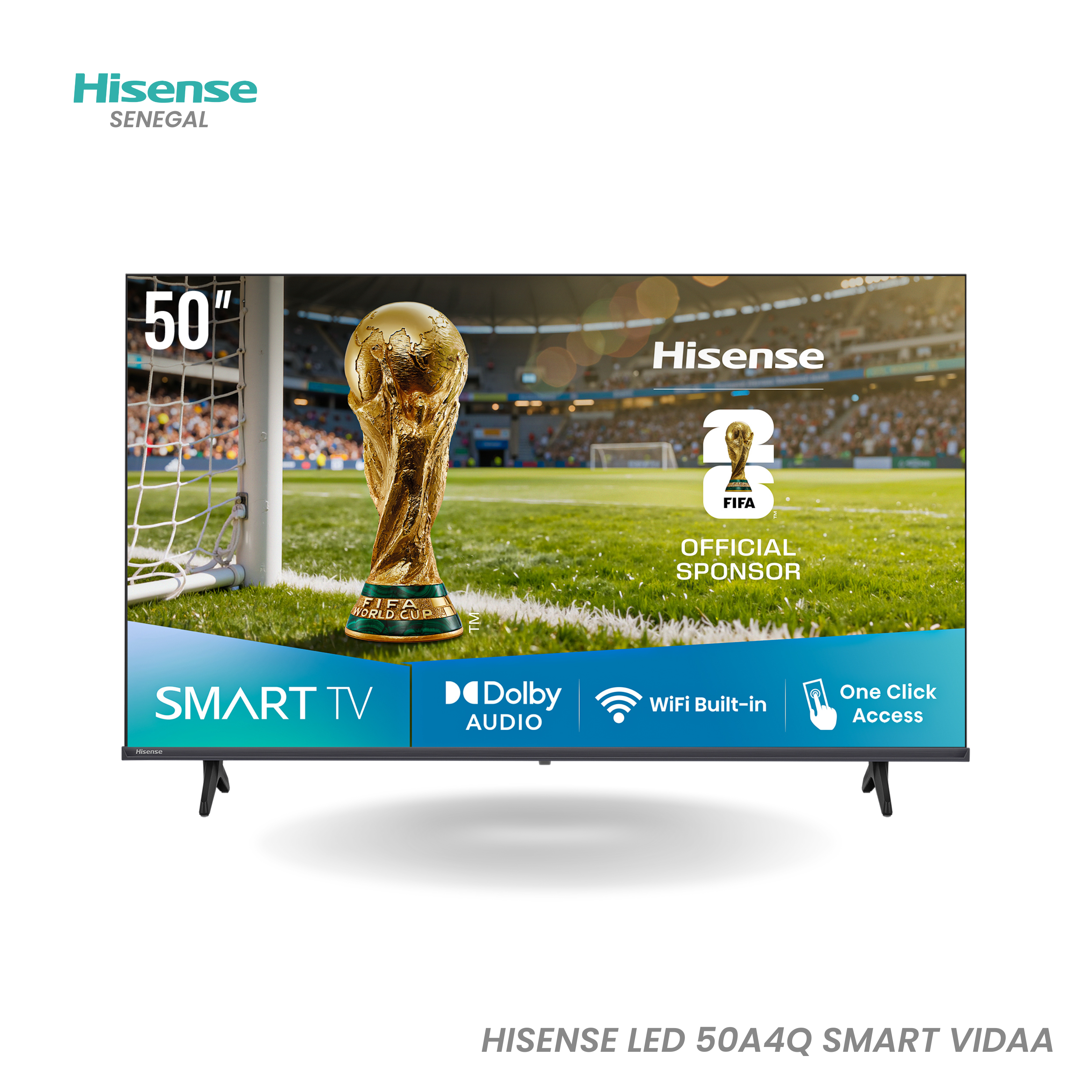 Hisense TV LED 50" Smart Full HD - 50A4Q