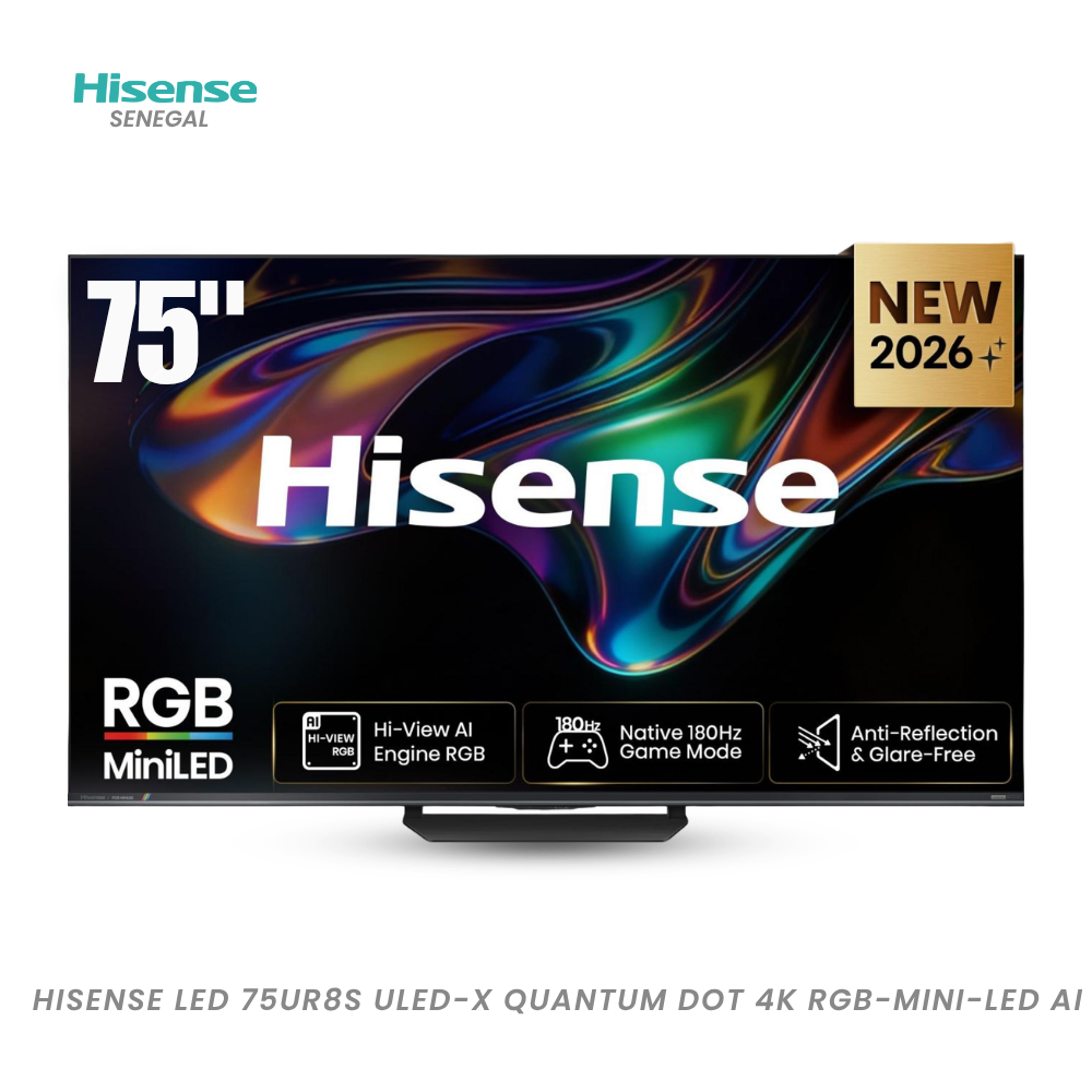 Hisense Led 75 UR8S Uled x Quantum-Dot 4k Rgb Mini-Led Ai