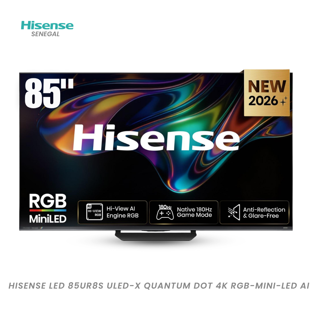 Hisense Led 85 UR8S Uled x Quantum-Dot 4k Rgb Mini-Led Ai