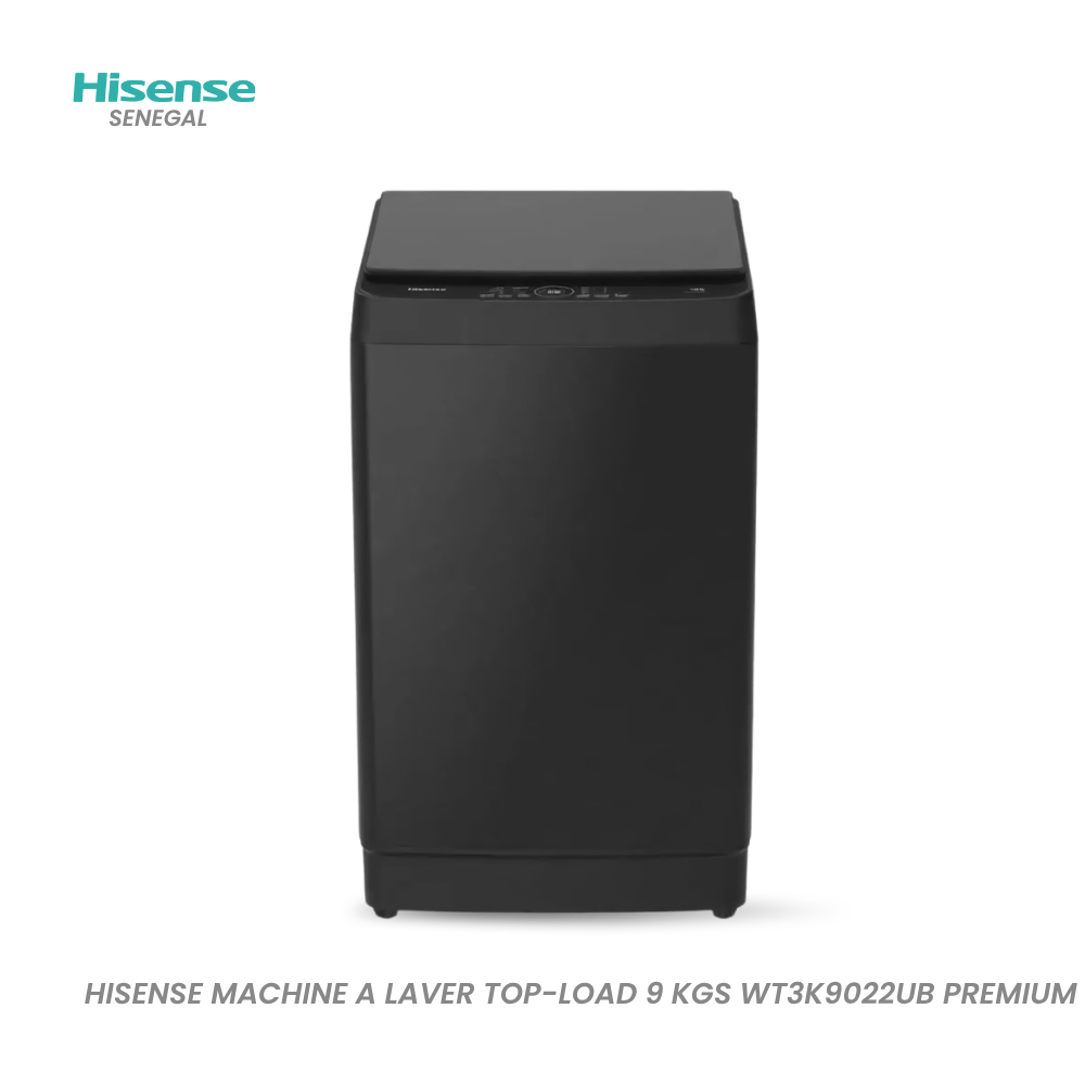 Hisense Machine A Laver TOP-LOAD 9 KGS WT3K9022UB Premium