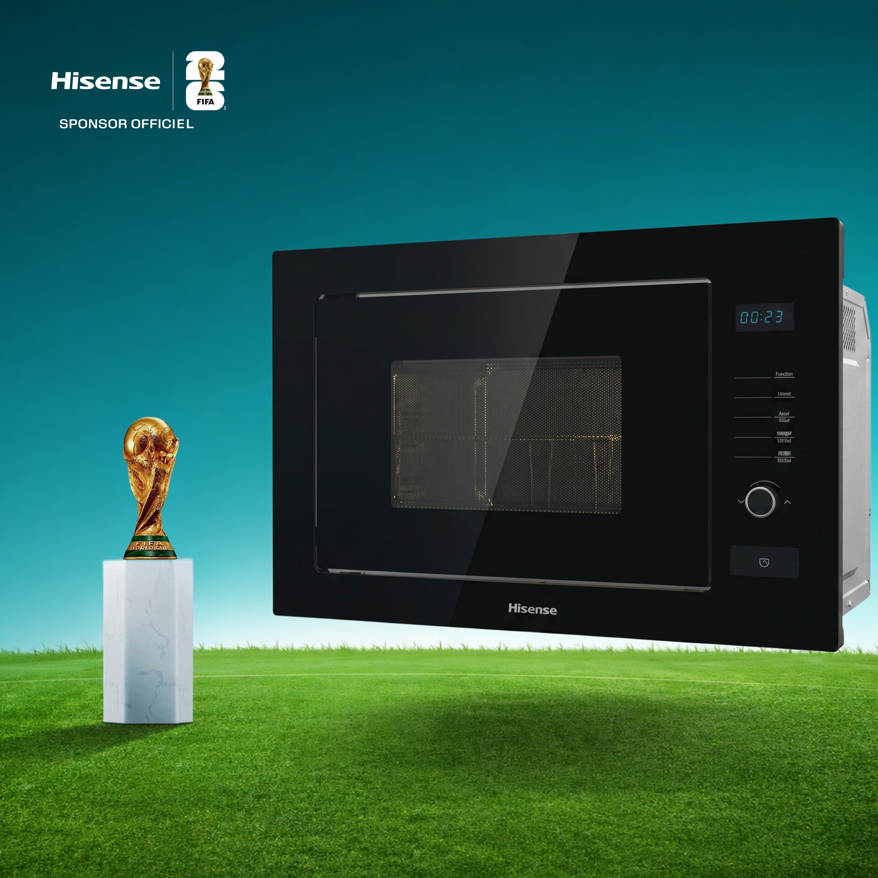 Hisense Micro-onde encastrable 25L