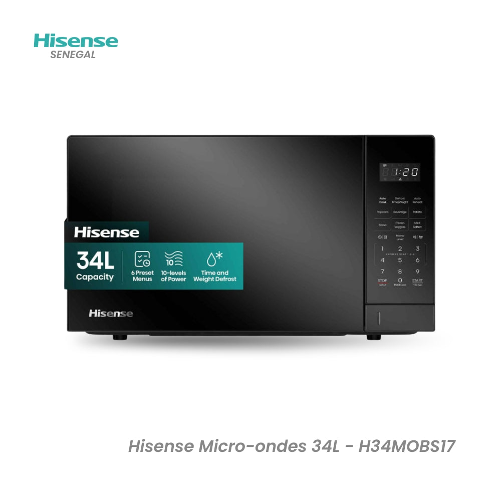 Hisense Micro-ondes 34L - H34MOBS17