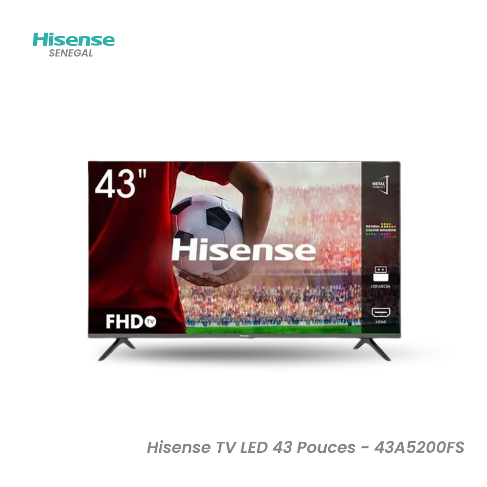 Hisense TV LED 43 Pouces - 43A5200FS