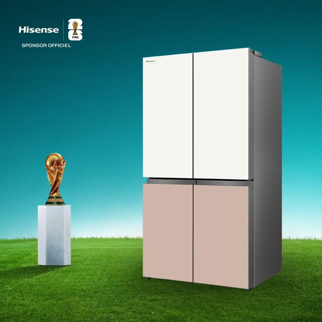 Hisense REF RC-73WC4SW Cross 560L Verre Coloré Inverter