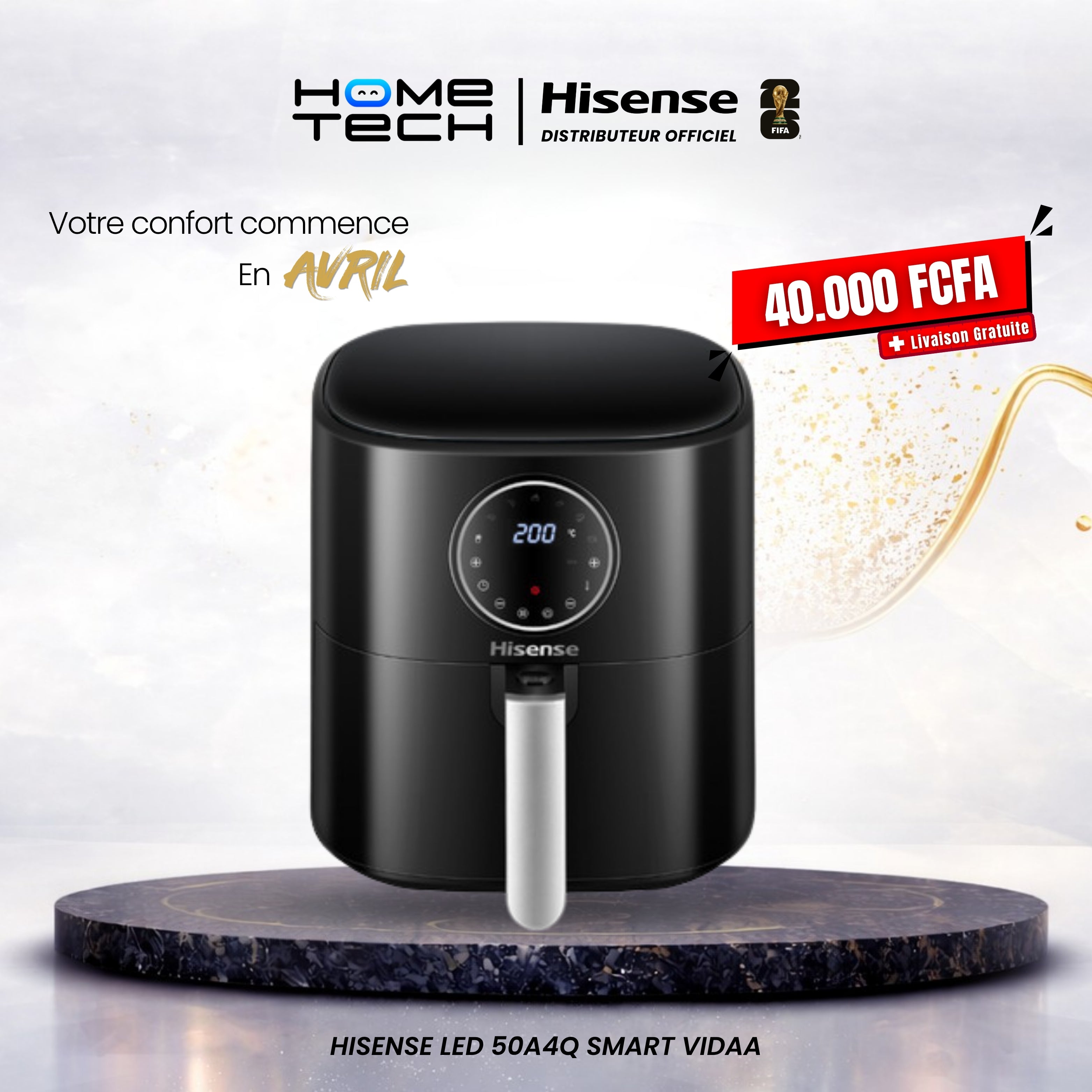 Hisense Air Fryer 5.2L