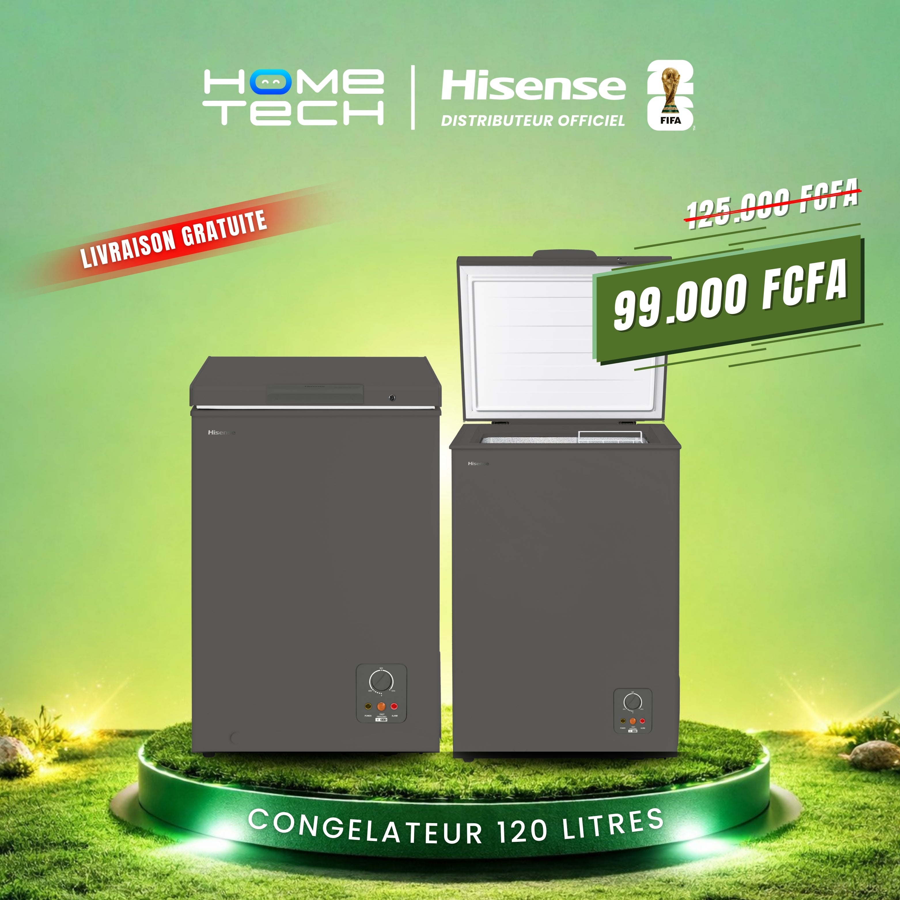 HISENSE FREEZER FC-13DD4SA 100L