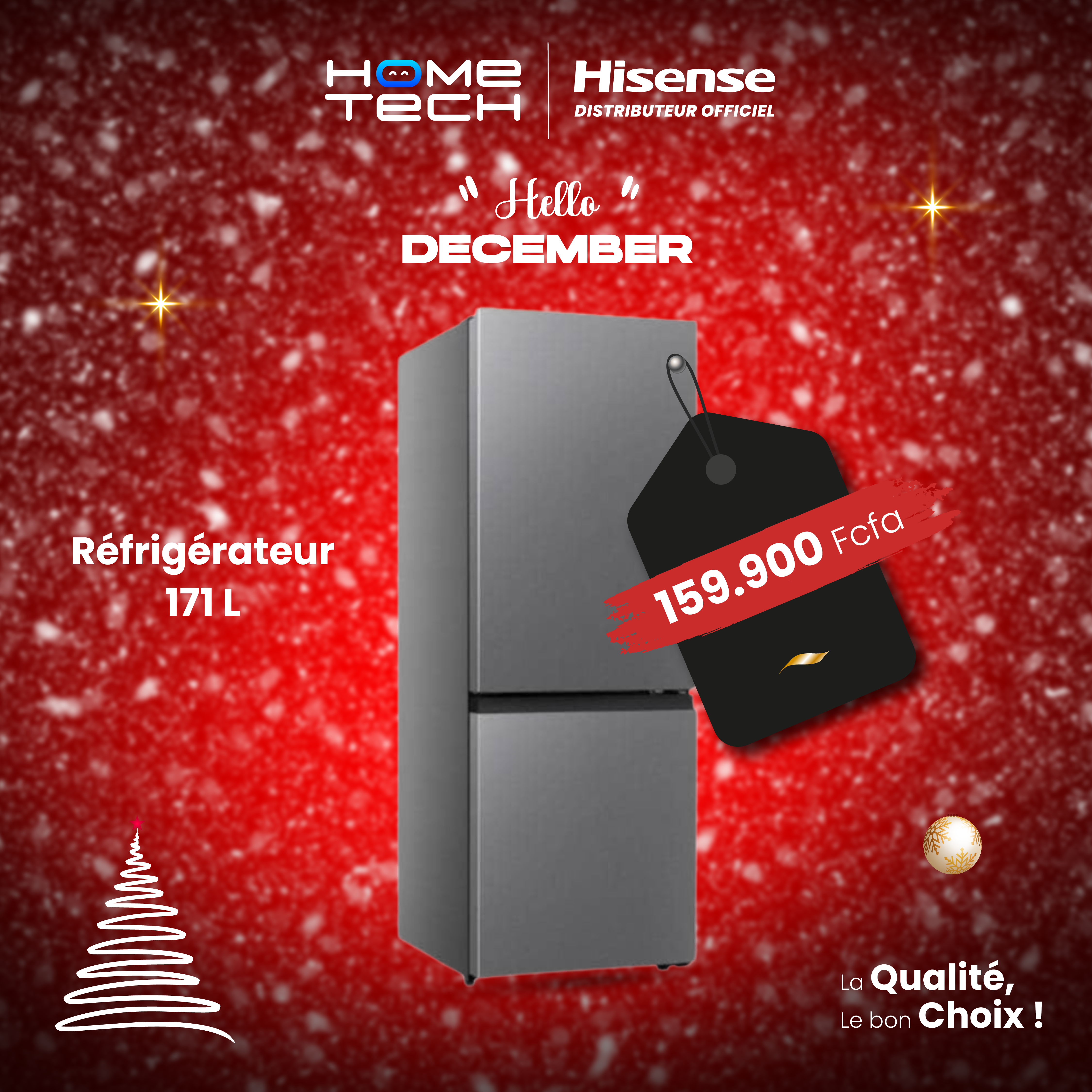 Hisense Réfrigérateur Combiné RD-23 171L