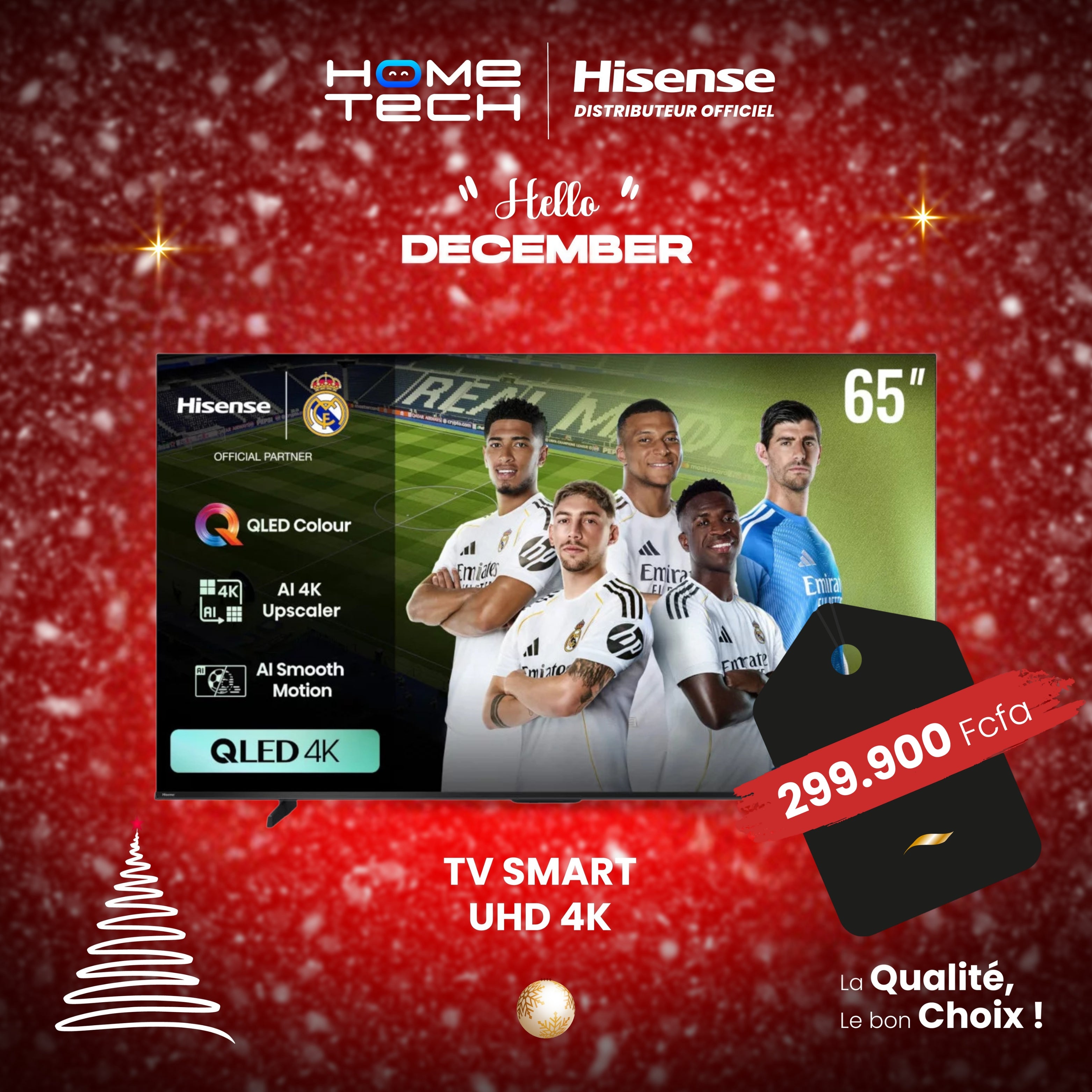 HISENSE LED 65Q6Q QLED QUANTUM DOT 4K SMART VIDEO