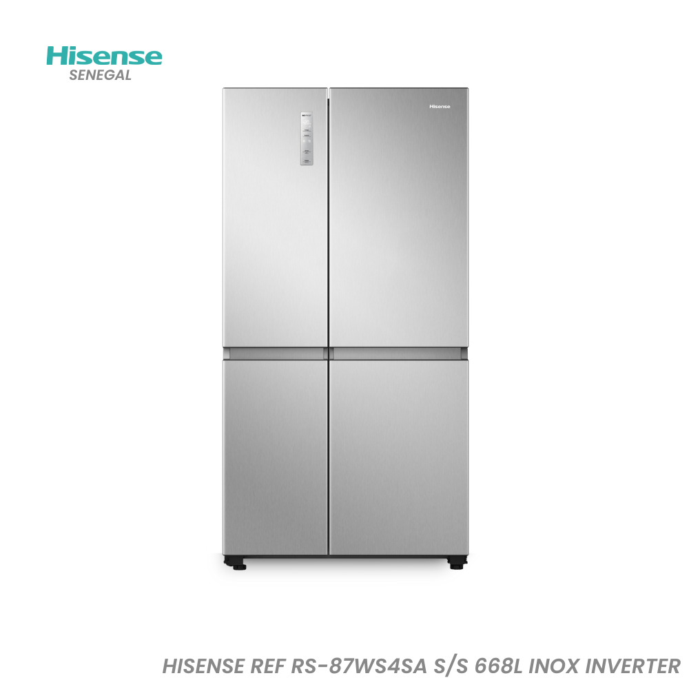 HISENSE REF RS-87WS4SA S/S 668L INOX INVERTER