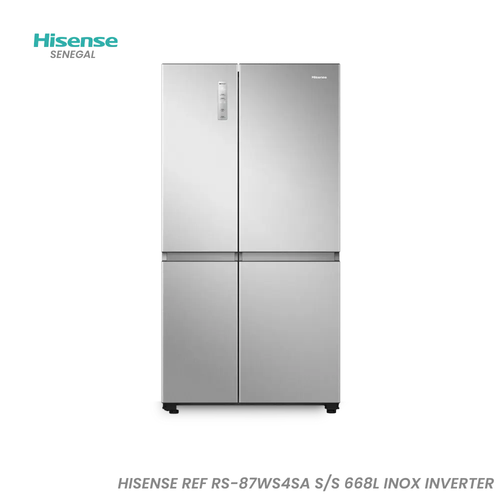 HISENSE REF RS-87WS4SA-S/S 668L INOX-INVERTER Hometech SA