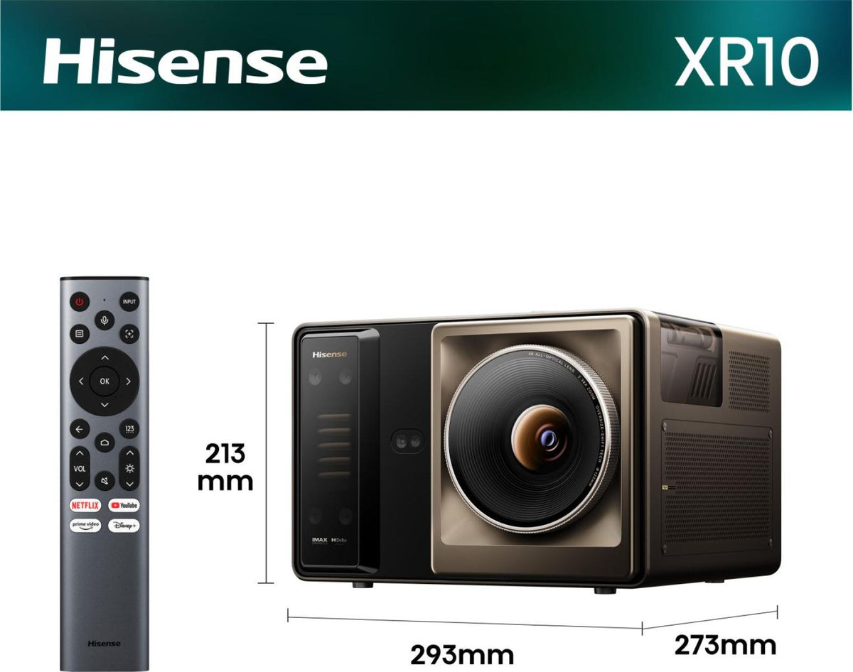 Hisense Laser Projector XR10 65-300 6000-Ansi 4k-Smart Vidaa