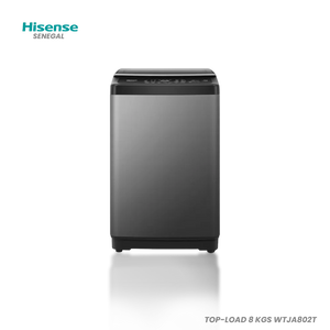 HISENSE MACHINE A LAVER TOP-LOAD 8 KGS WTJA802T Hometech SA