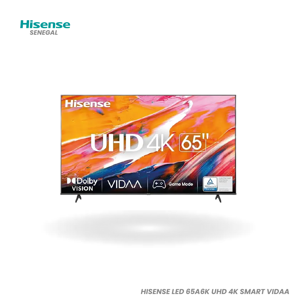 HISENSE TV 65A6K UHD 4K SMART VIDAA Hometech SA