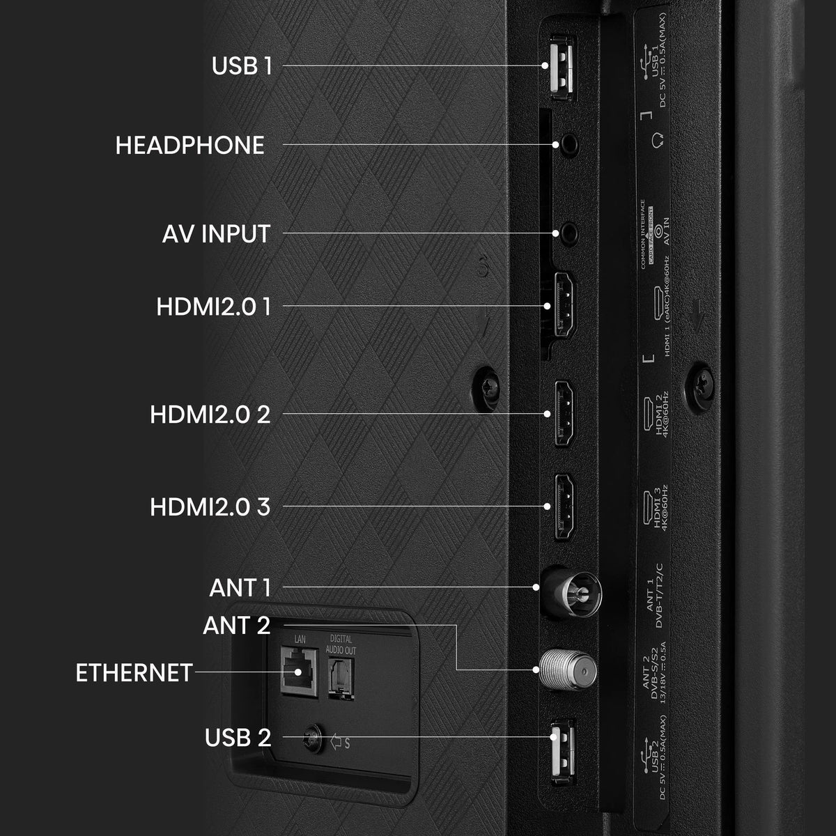 HISENSE TV 58A6K UHD 4K SMART VIDAA Hometech SA