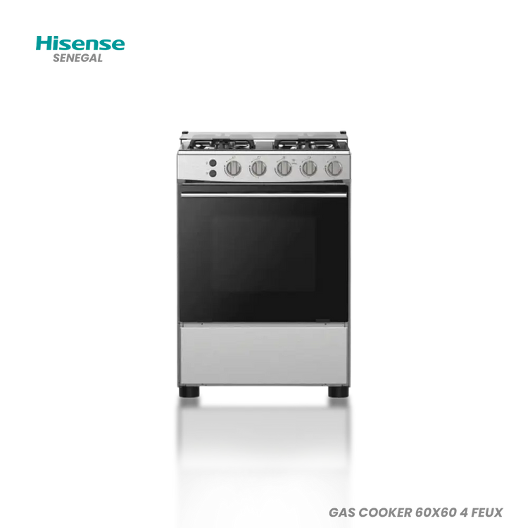 HISENSE GAS COOKER 60*60 4-FEUX Hometech SA