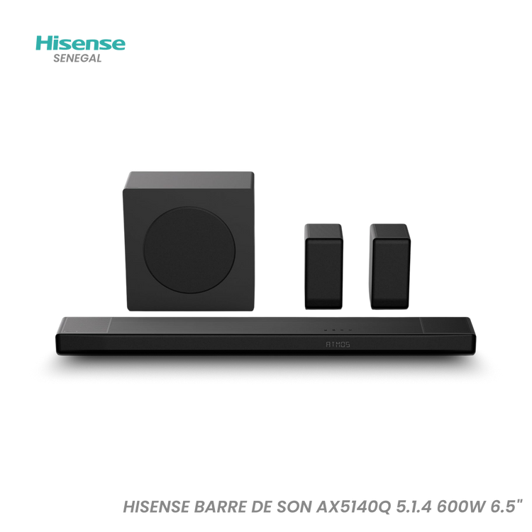 Barre De Son Hisense AX5140Q 5.1.4 600 Watts