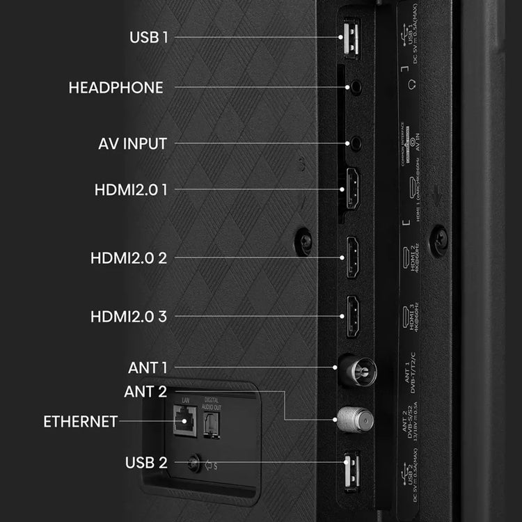 HISENSE TV 65A6K UHD 4K SMART VIDAA Hometech SA