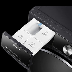 HISENSE MACHINE A LAVER FRONT-LOAD 12KG DRYER 8KG WD5S1245BB INVERTER Hometech SA