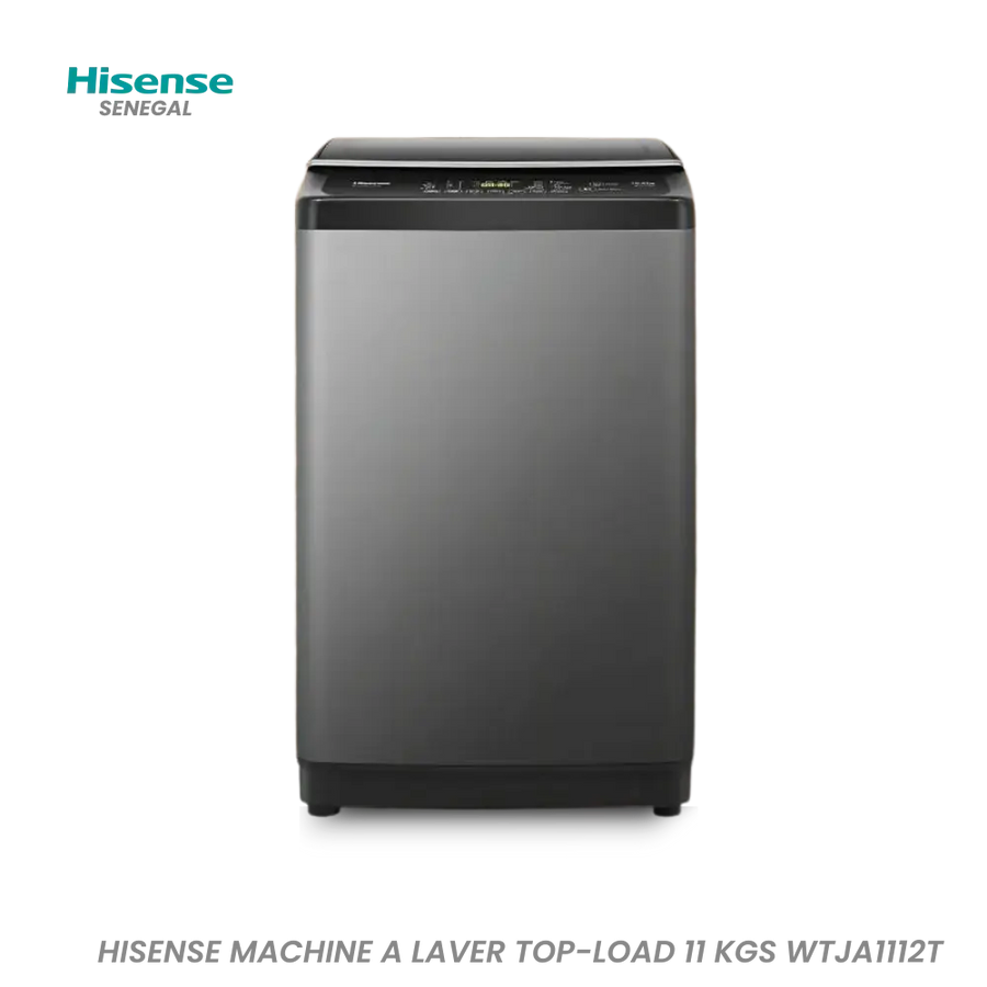 HISENSE MACHINE A LAVER TOP-LOAD 11KGS WTJA1112T Hometech SA
