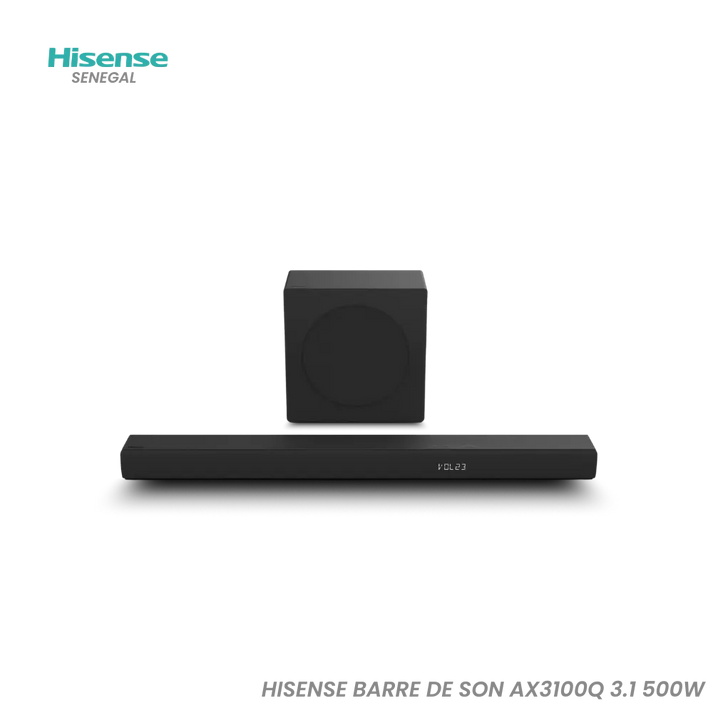 Hisense Barre de Son AX3100Q – Hometech SA