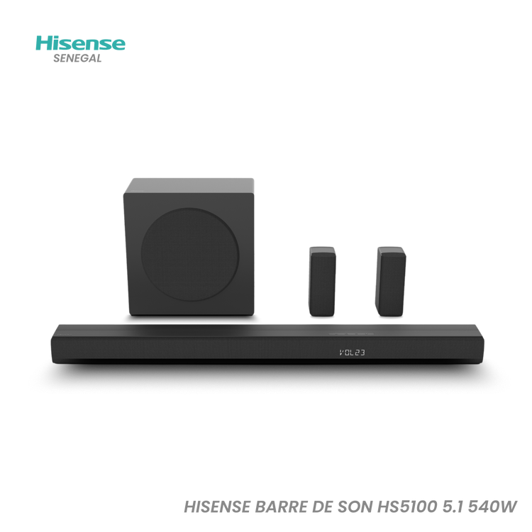 Hisense Barre De Son HS5100 5.1 540W