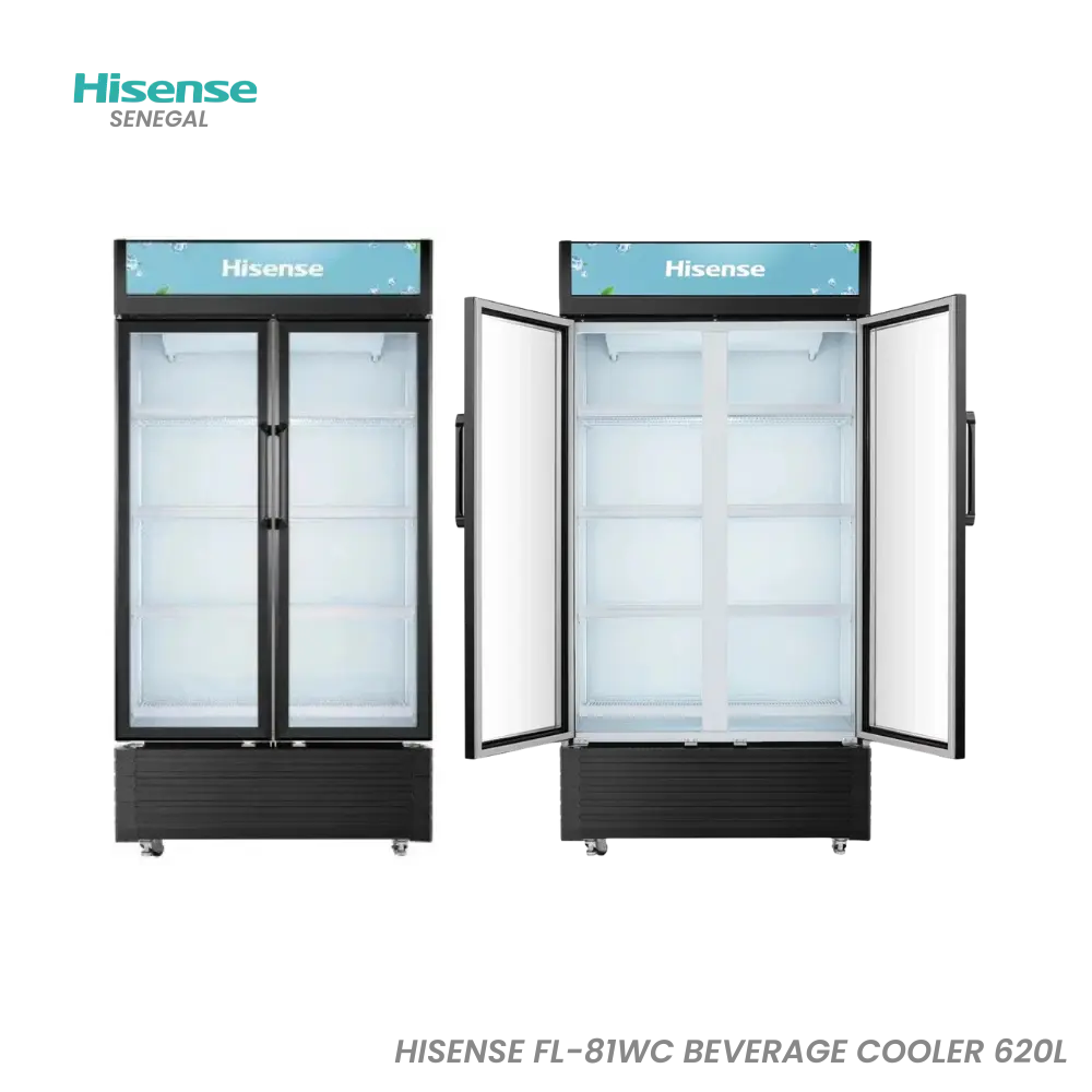 HISENSE FL-81WC BEVERAGE COOLER 620L NOIR 2-PORT Hometech SA