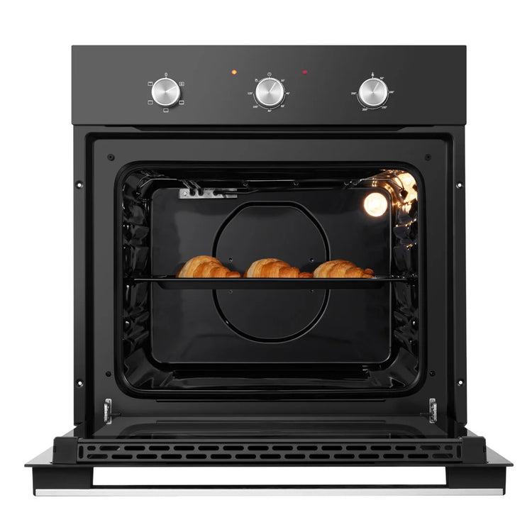 Hisense Four Electric Encastrable HEO601BK 60CM Black Glass Noir