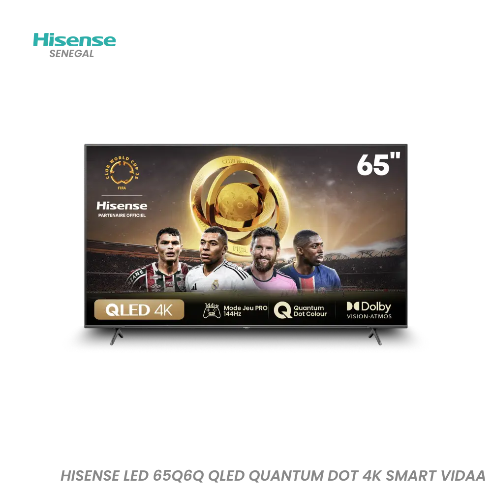 HISENSE LED 65Q6Q QLED QUANTUM DOT 4K SMART VIDAA Hometech SA