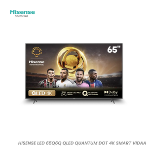 HISENSE LED 65Q6Q QLED QUANTUM DOT 4K SMART VIDAA Hometech SA
